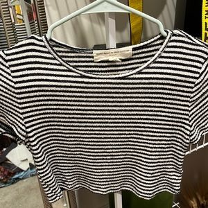 Urban Outfitters Stripped Crop Top